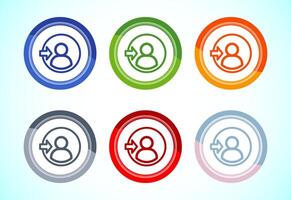 Access authentication icon vector