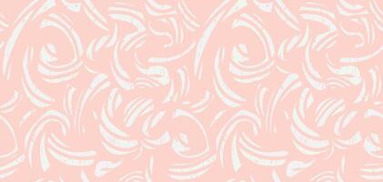 Pastel seamless pattern abstract organic shapes. hand drawn curved and wavy bold lines. Contemporary minimalist print. Plain dynamic geometric ornament vector