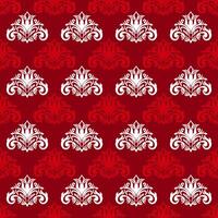 Seamless damask pattern background. Classic oriental ornament. classical luxury old fashioned damask ornament, seamless texture for wallpapers, textile, wrapping. vector