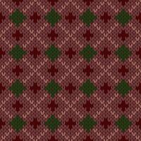 Pattel color carpet knitting pattern vector