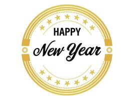 Happy New Year Celebration Greeting Card for Advertising. vector