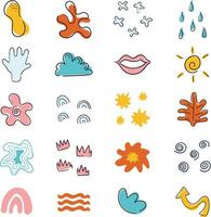 Abstract Shape Illustration Pack vector
