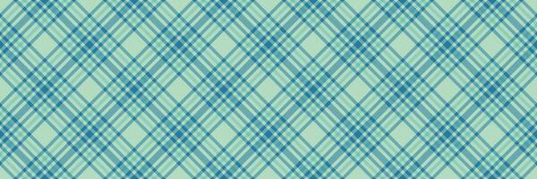 Row fabric plaid check, nostalgic pattern tartan texture. Stitch textile seamless background in light and cyan colors. vector