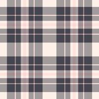 60s plaid fabric seamless, image tartan textile pattern. Colorful background check texture in pastel and grey colors. vector