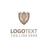 Guardian Shield Logo Design vector