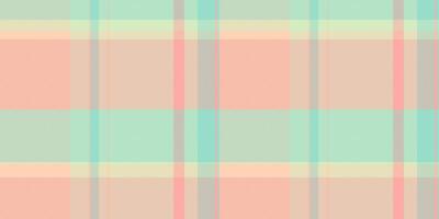 Tracery tartan fabric pattern, bathroom textile background . Creation seamless check texture plaid in light and red colors. vector