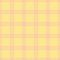 Fit pattern background, close up fabric seamless texture. Wallpaper textile plaid tartan check in light goldenrod and light colors. vector