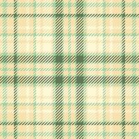 Presentation textile tartan texture, interior background fabric. India seamless check plaid pattern in wheat and light colors. vector