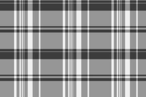 1950s pattern plaid, ornament seamless texture background. Crease check fabric tartan textile in vintage gray and white colors. vector