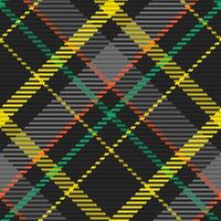 Seamless pattern of scottish tartan plaid. Repeatable background with check fabric texture. backdrop striped textile print. vector