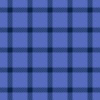 Window texture background textile, halftone seamless plaid pattern. Creation tartan check fabric in blue and dark colors. vector