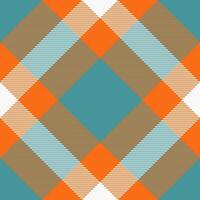 Loft background textile pattern, net seamless texture plaid. Book tartan check fabric in bright and cyan colors. vector
