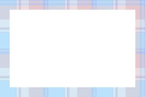 Vintage frame . Scottish border pattern retro style. Tartan plaid ornament. vector