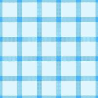 Cool fabric background plaid, woven texture check tartan. Tidy textile pattern seamless in cyan and light colors. vector