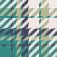Up fabric seamless, strong plaid texture background. Decorating textile pattern check tartan in pastel and teal colors. vector