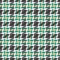 Give pattern texture fabric, industry textile background seamless. Creation check plaid tartan in white and mint colors. vector