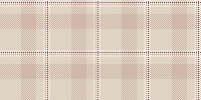 Graceful plaid background seamless, refresh check tartan textile. Improvement texture fabric pattern in light and linen colors. vector