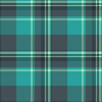 Celebrate check background, horizontal pattern fabric seamless. Fashioned textile plaid tartan texture in pastel and teal colors. vector