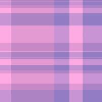 Pillow plaid seamless fabric, pure check texture. Brand tartan pattern textile background in pink and violet colors. vector