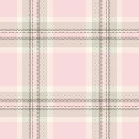 Cutout background texture tartan, collage seamless fabric. Line textile plaid pattern check in light and sea shell colors. vector