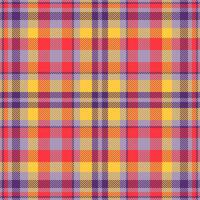 Setting textile tartan, france plaid fabric seamless. Content texture background pattern check in pastel and red colors. vector