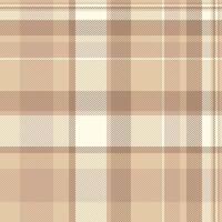 Bedroom check texture , graceful pattern textile tartan. Layer seamless fabric plaid background in light and orange colors. vector