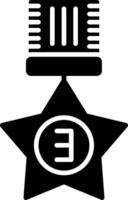 3rd Prize Glyph Icon vector
