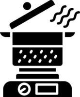 Cooker Glyph Icon vector