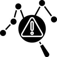 Detection Glyph Icon vector