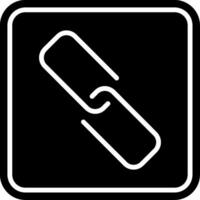 Link Glyph Icon vector