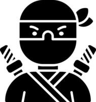 Killer Glyph Icon vector