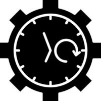 Optimization Glyph Icon vector