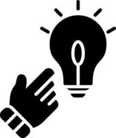 Solution Glyph Icon vector