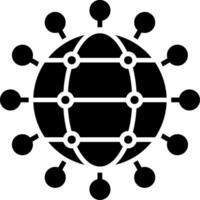 Transactional Data Glyph Icon vector