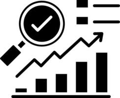 Evaluation Glyph Icon vector