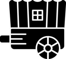 Cart Glyph Icon vector
