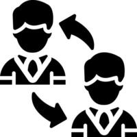 Change Glyph Icon vector