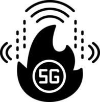Fast Speed Glyph Icon vector