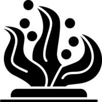 Seaweed Glyph Icon vector