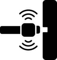 Proximity Sensor Glyph Icon vector