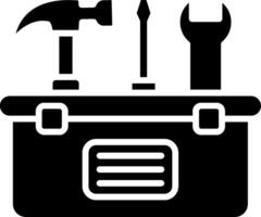 Toolbox Glyph Icon vector