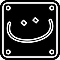 Arabic Language Glyph Icon vector