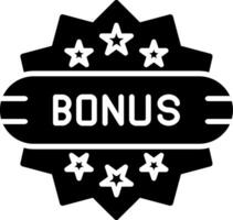 Bonus Glyph Icon vector