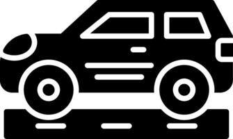 Car Glyph Icon vector