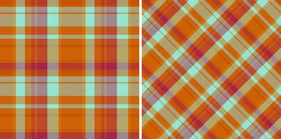 Textile texture tartan of background seamless fabric with a pattern plaid check. Set in christmas colors in rich and royal fashion choices. vector