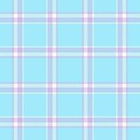 T-shirt background seamless, choice pattern plaid tartan. Womens fashion fabric check texture textile in cyan and light colors. vector