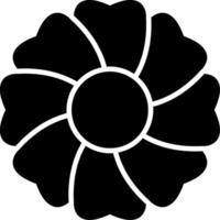 Geranium Glyph Icon vector