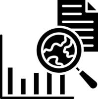 Exploration Glyph Icon vector
