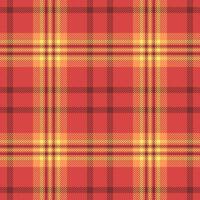 Diwali pattern tartan background, chinese new year texture textile . London fabric plaid check seamless in red and orange colors. vector