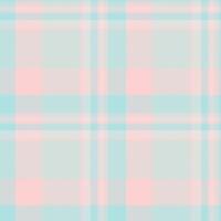 Top tartan seamless fabric, scarf texture textile. Conceptual plaid pattern check background in spa blue and light colors. vector